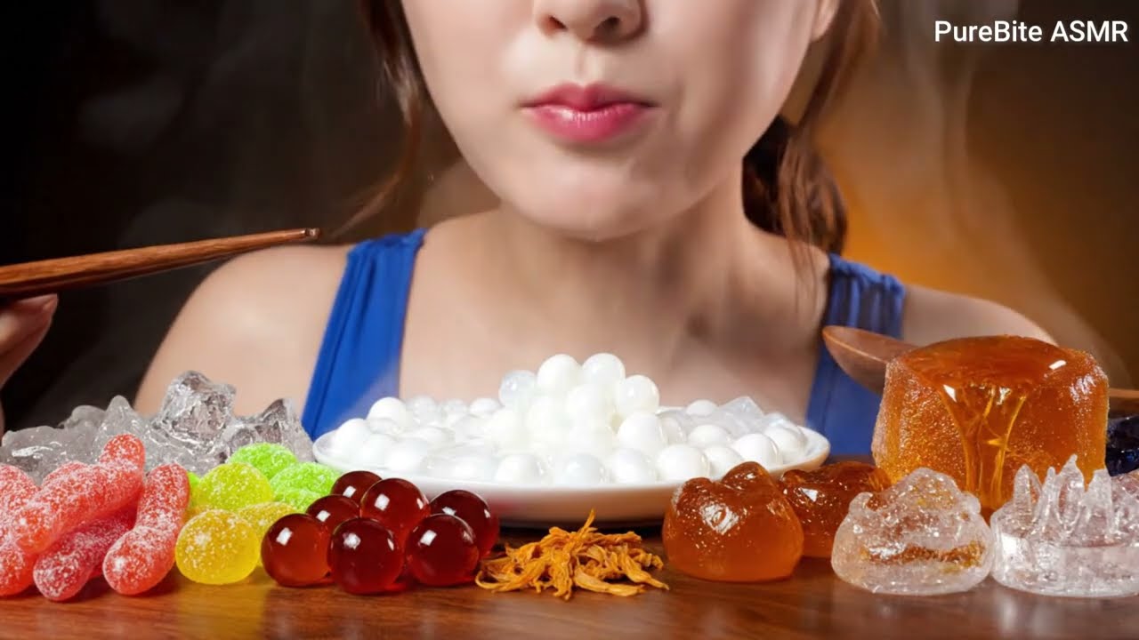 Mint Cloud Dessert | Dreamy Eating Sounds