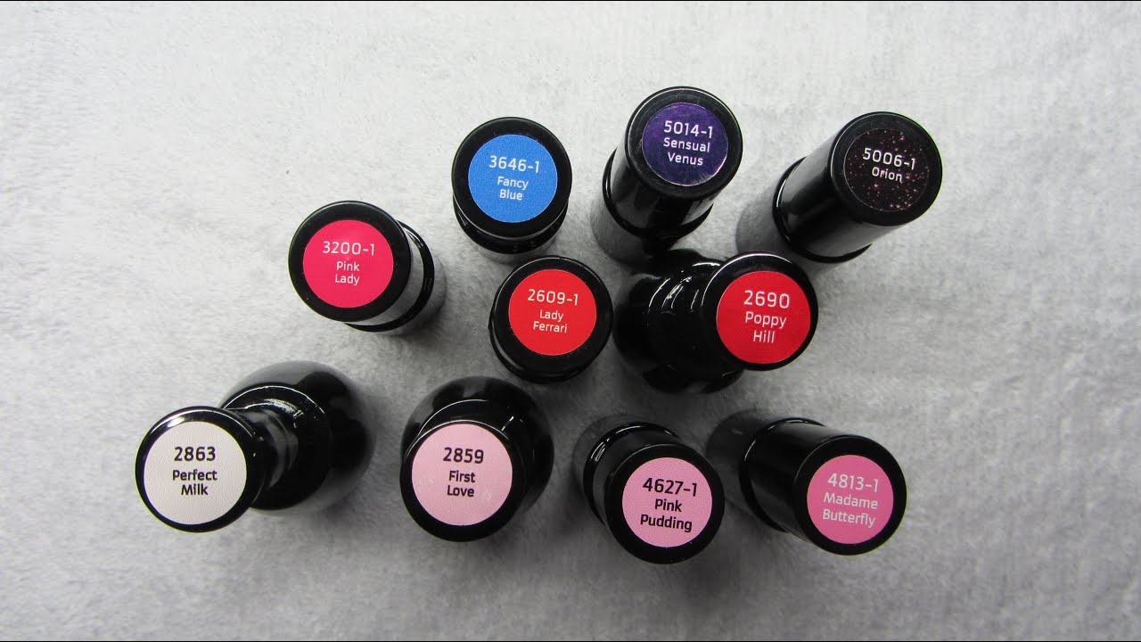 Swatches: Neonail - Perfect Milk, First Love, Pink Pudding, Madame Butterfly, Pink Lady