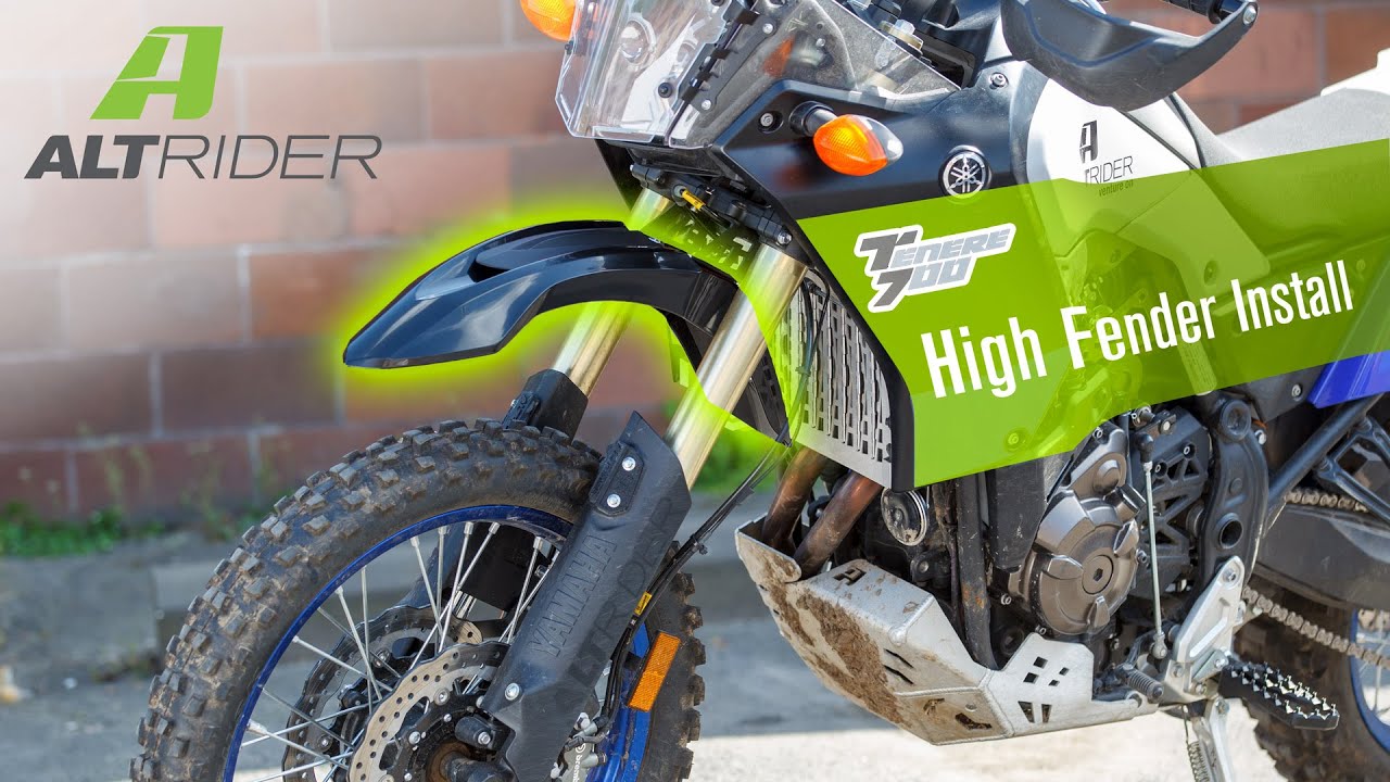 High Fender Kit Install for the Yamaha Tenere 700 by AltRider