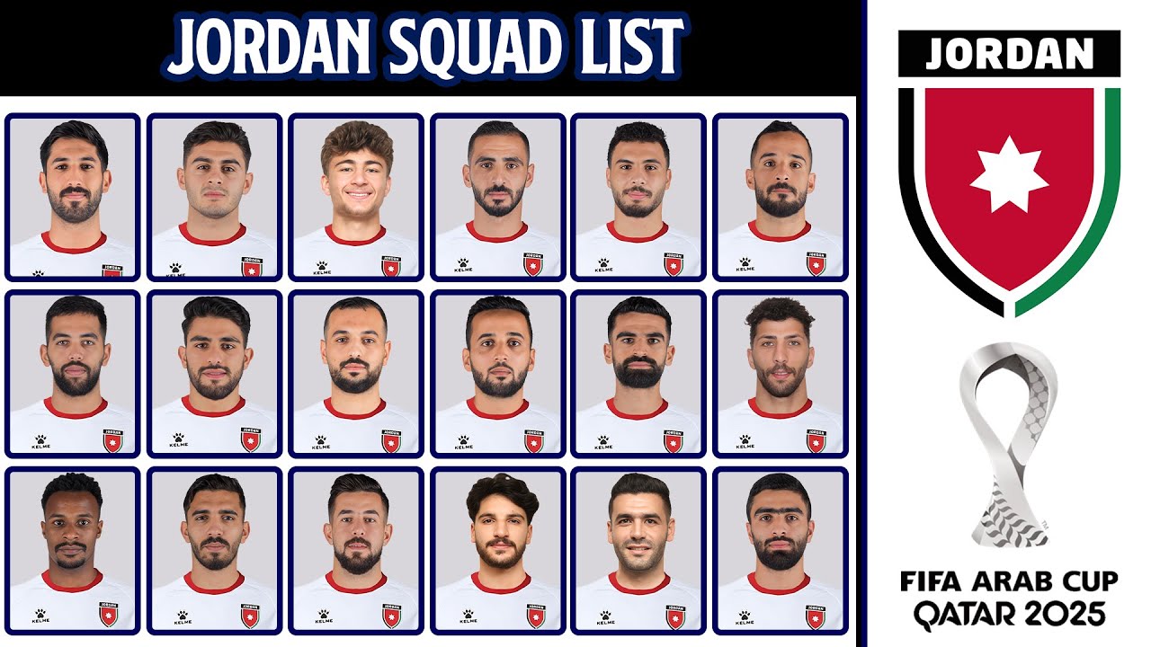 Jordan&rsquo;s Squad for FIFA Arab Cup 2025 Revealed!