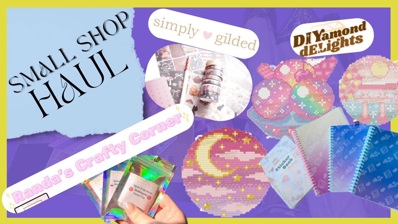 Small Shop Haul - DIYamond dELights Pastel Set, Simply Gilded September Box, Randa’s Crafty Corner