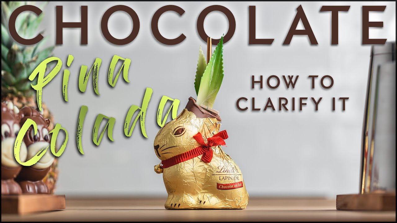 CHOCOLATE Piña Colada 2 ways - How to clarify a Pina Colada