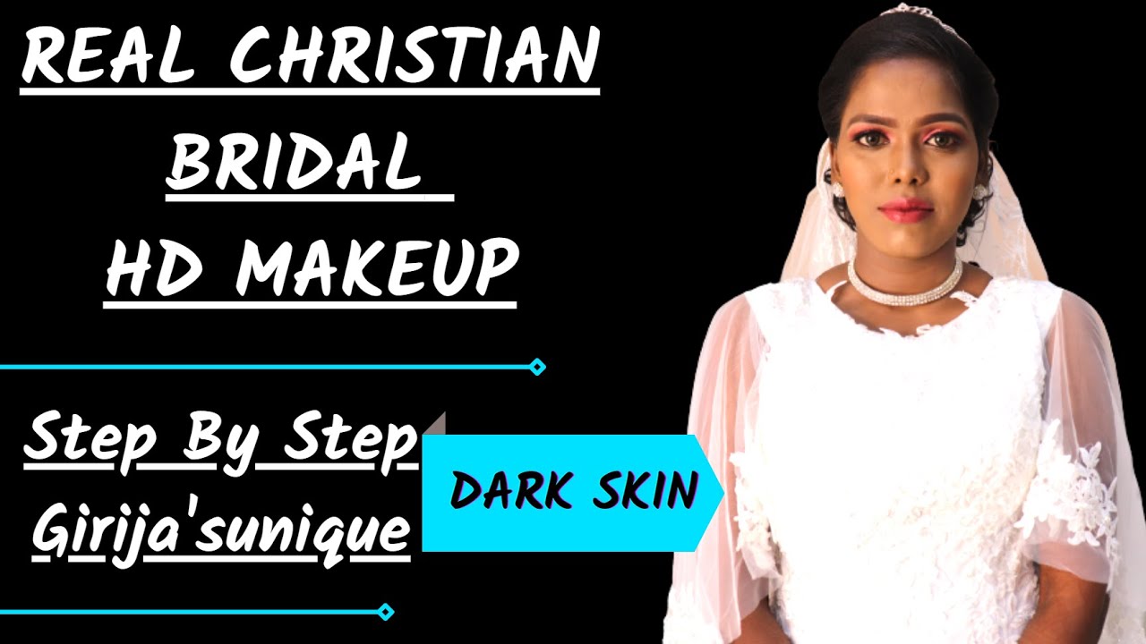 Real Christian Bridal HD Makeup Step By Step-Girija'sunique 