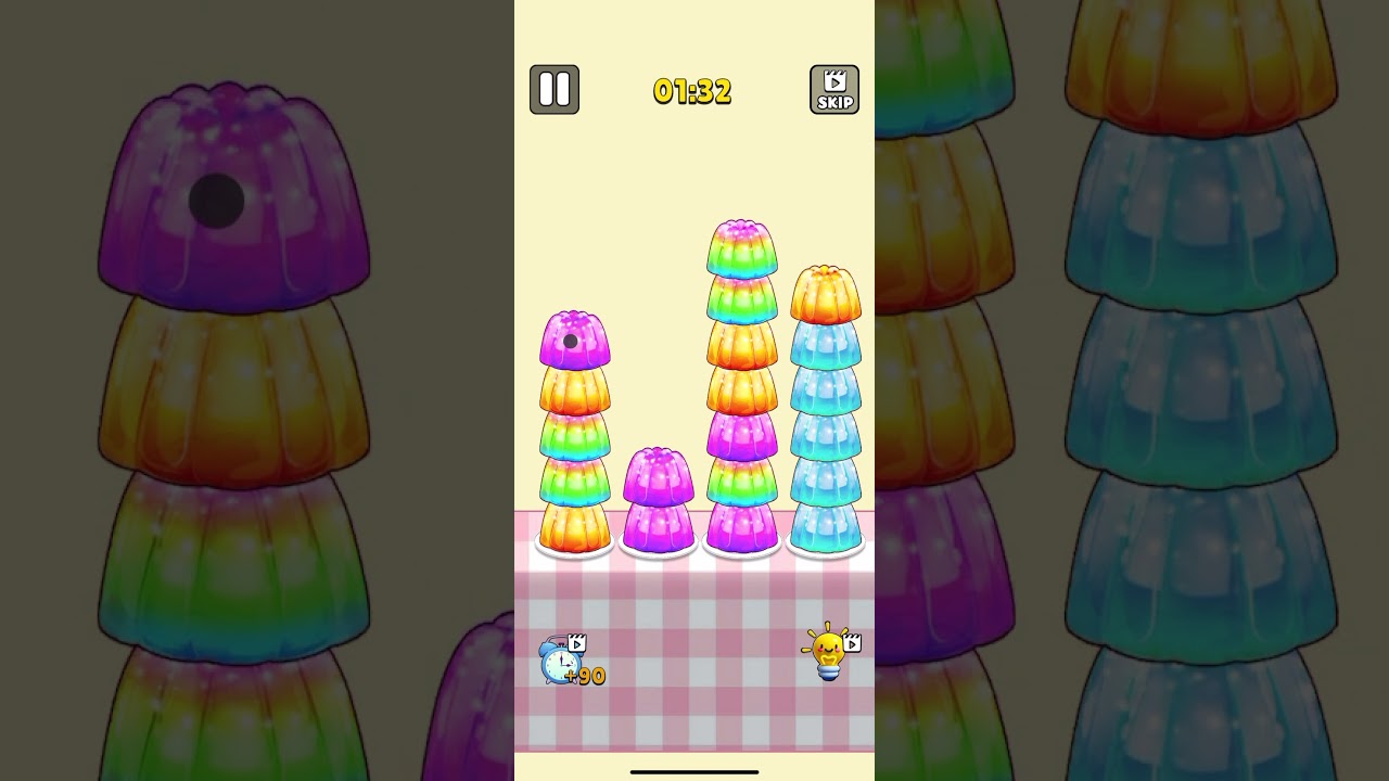 Satis Room &ndash; Level 20 Walkthrough | Jello Mold Sorting Puzzle 🍬🟨