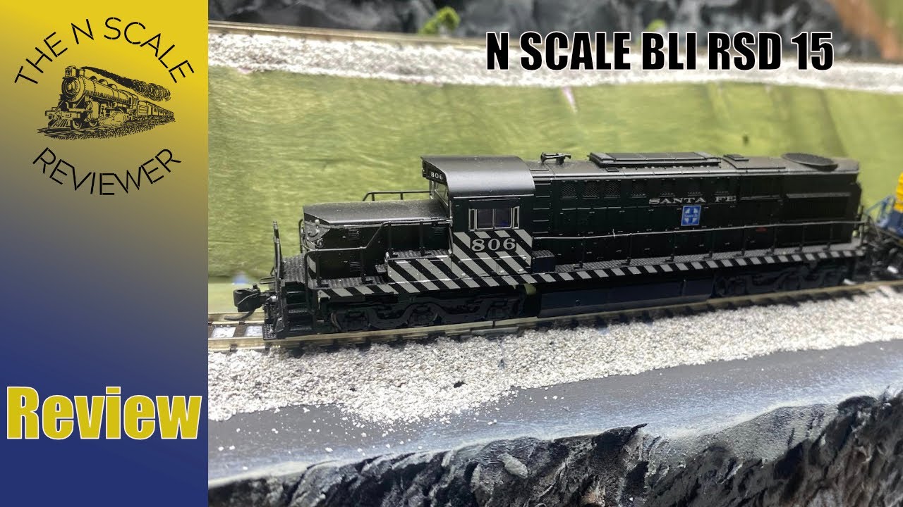 ОБЗОР: N Scale Broadway Limited 15 RSD