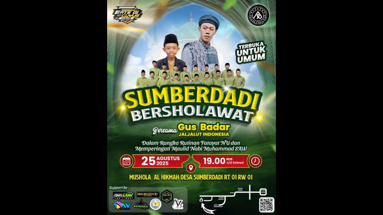 #LIVE SUMBERDADI BERSHOLAWAT BERSAMA GUS BADAR JALJALUT INDONESIA