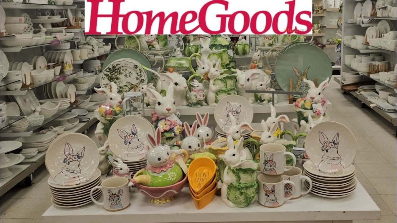 HOMEGOODS SHOPPING SPRING EASTER DECORATIONS 2024