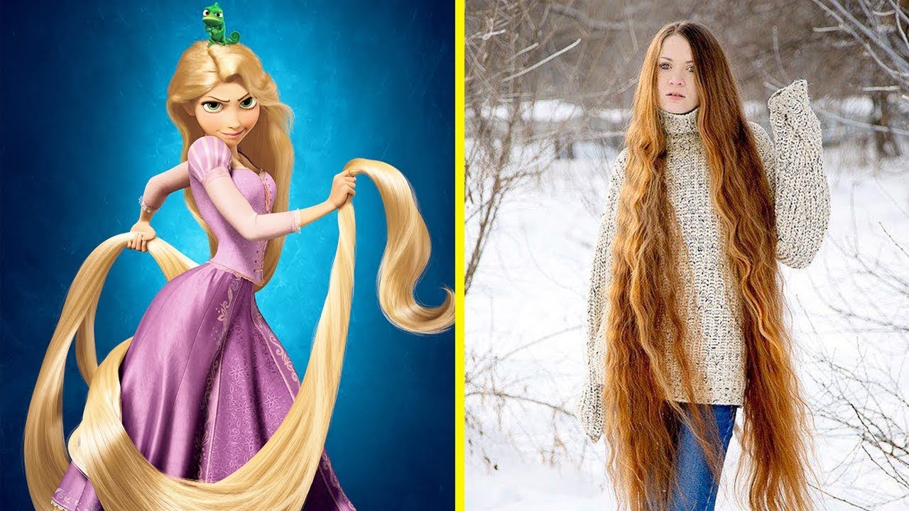 10 RAPUNZELS IN REAL LIFE