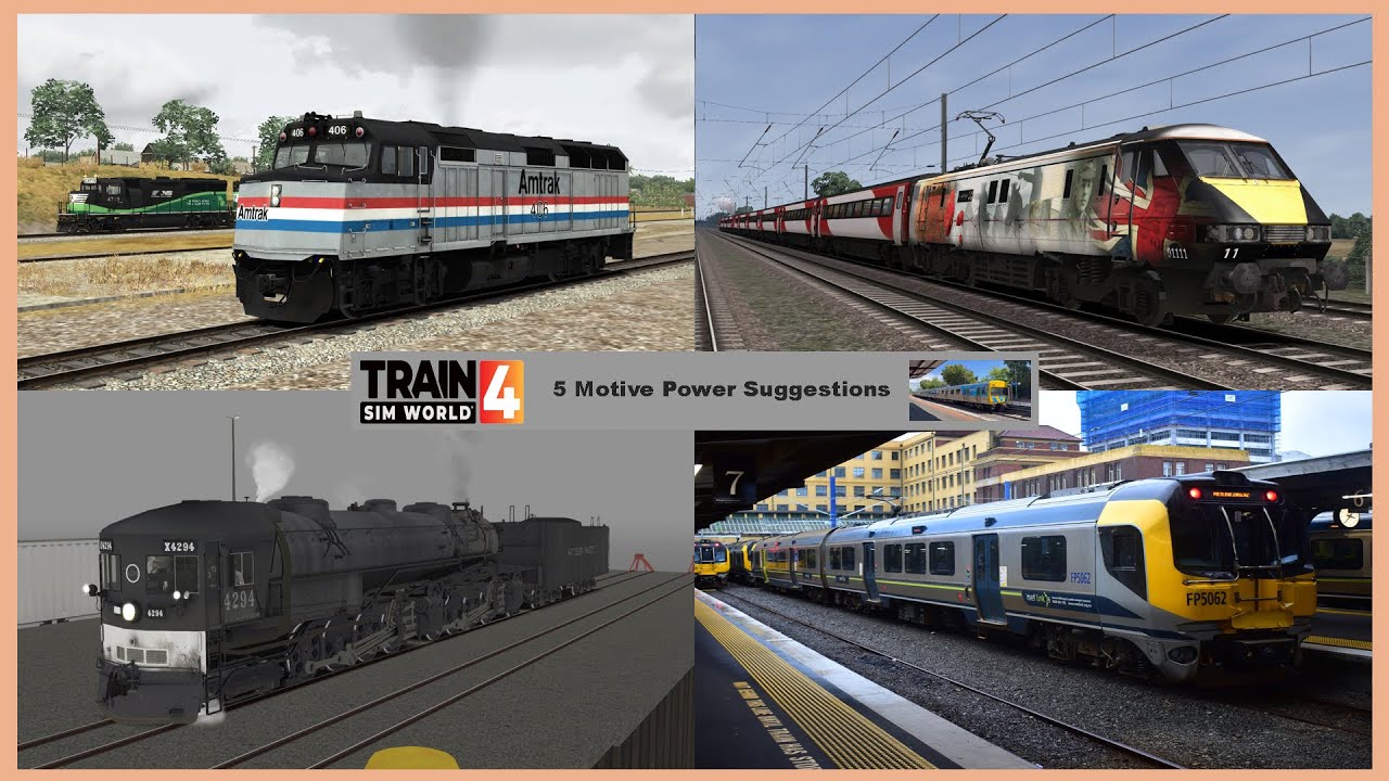5 Locomotives and Multiple Units that I'd like to see in Train Sim World 4