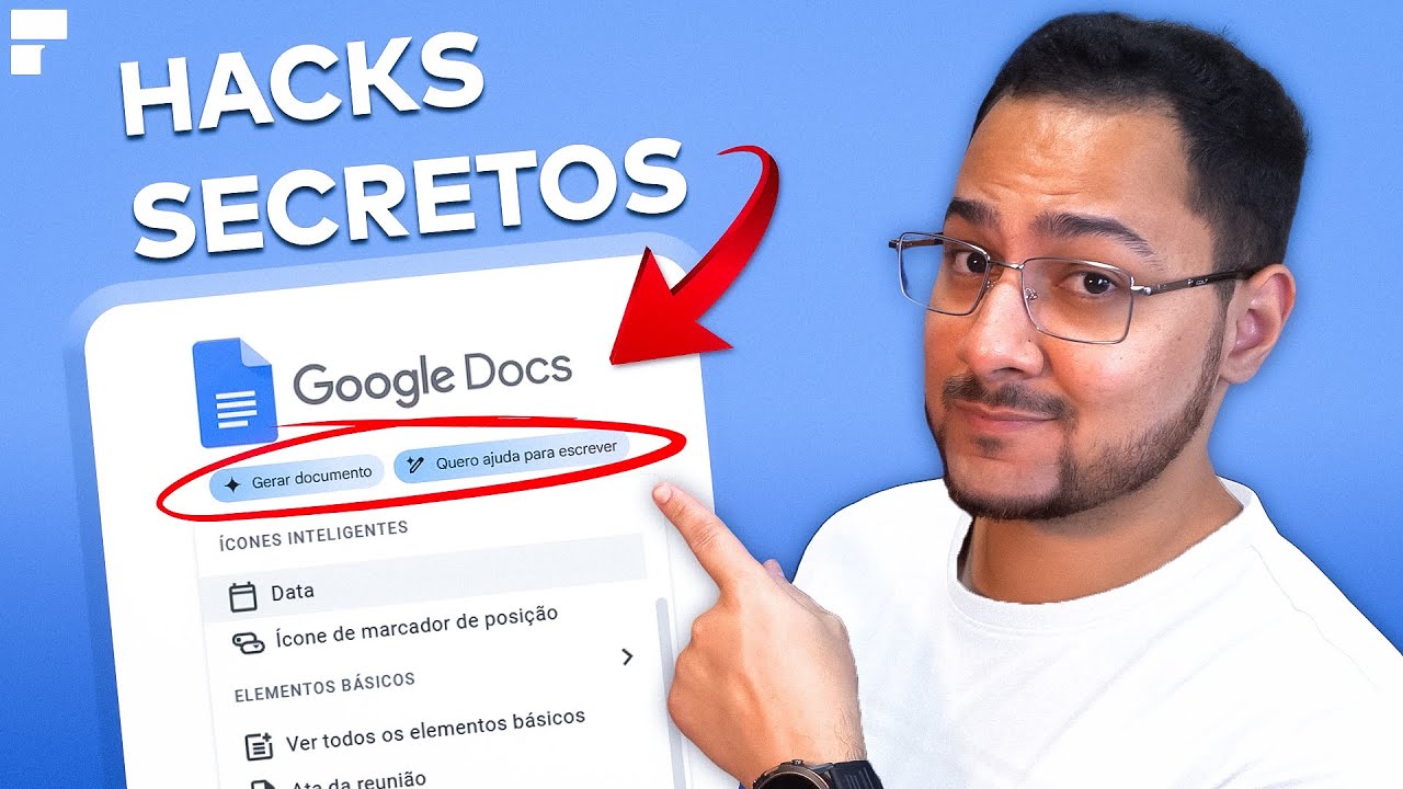 Fun&ccedil;&otilde;es SECRETAS para ser 10x MAIS PRODUTIVO no GOOGLE DOCS!