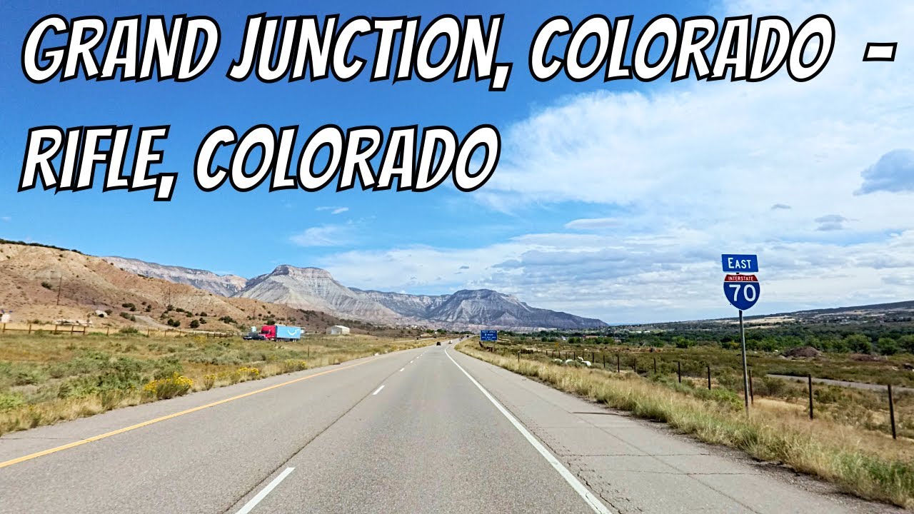 Grand Junction, Colorado to Rifle, Colorado! Drive with me in Colorado!
