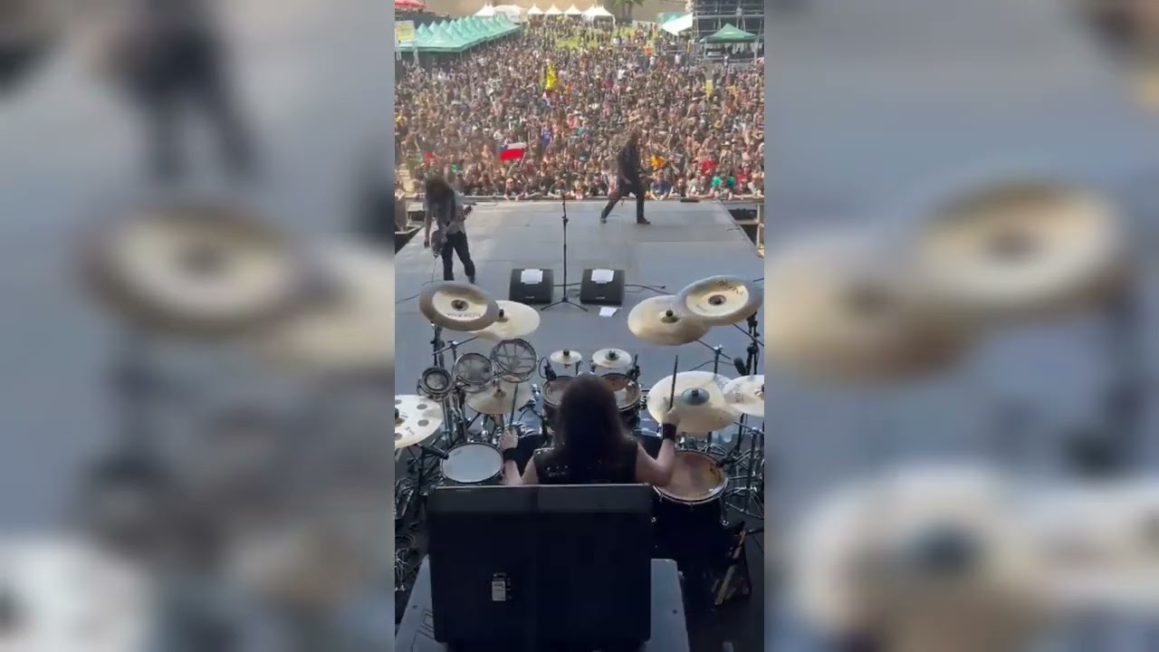 Toni Merkel - Sodom - Sodomy and Lust - Live Drum Cam Rock Imperium Festival 2022