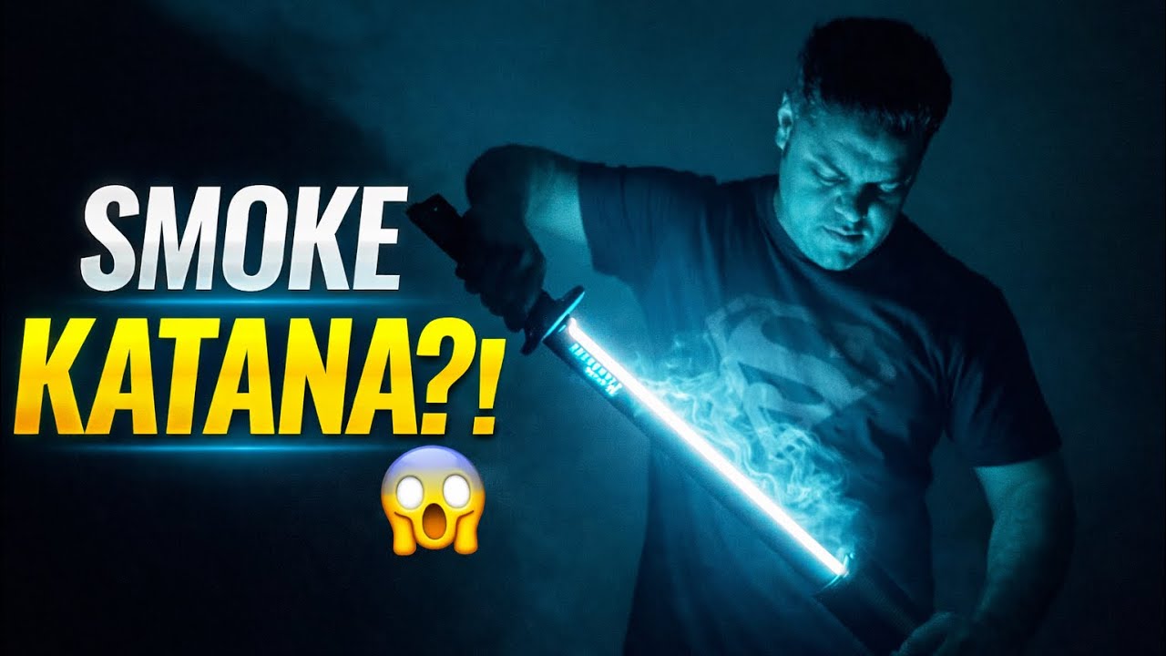 This LED Katana Sword Has Smoke & Real Sound | Most Realistic Sword Ever! | Mostly Unique