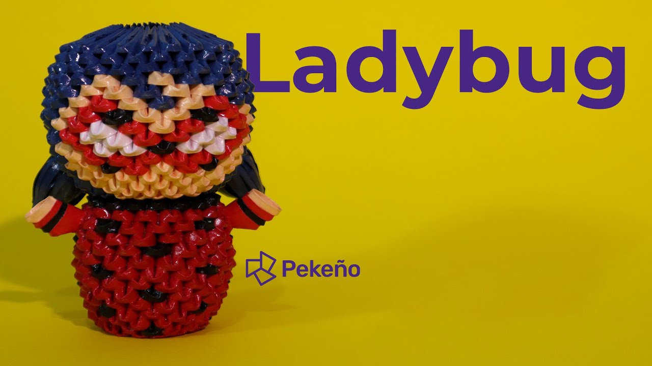 Ladybug 3D Origami | Pekeño ♥
