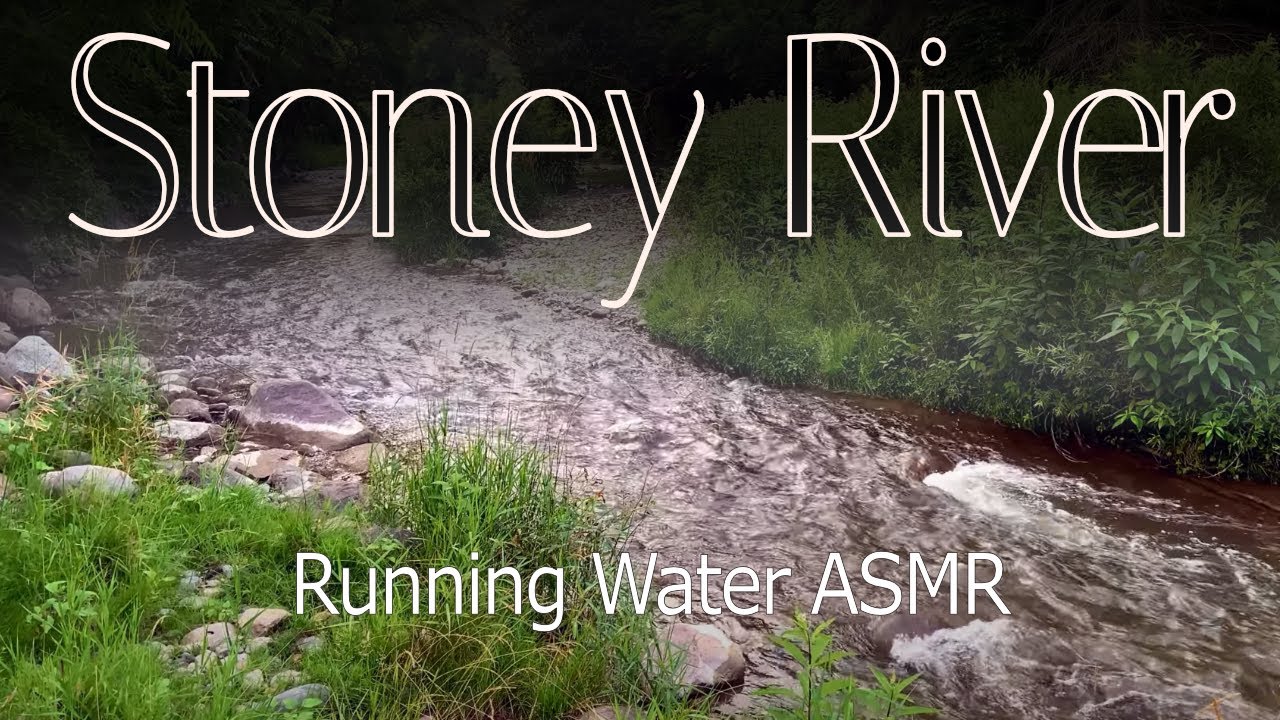 Stoney River - Running Water ASMR in 4K