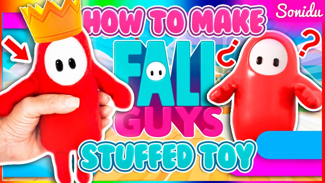 Как сделать мягкую игрушку Fall Guys - Поделки из фетра и плюша - DIY