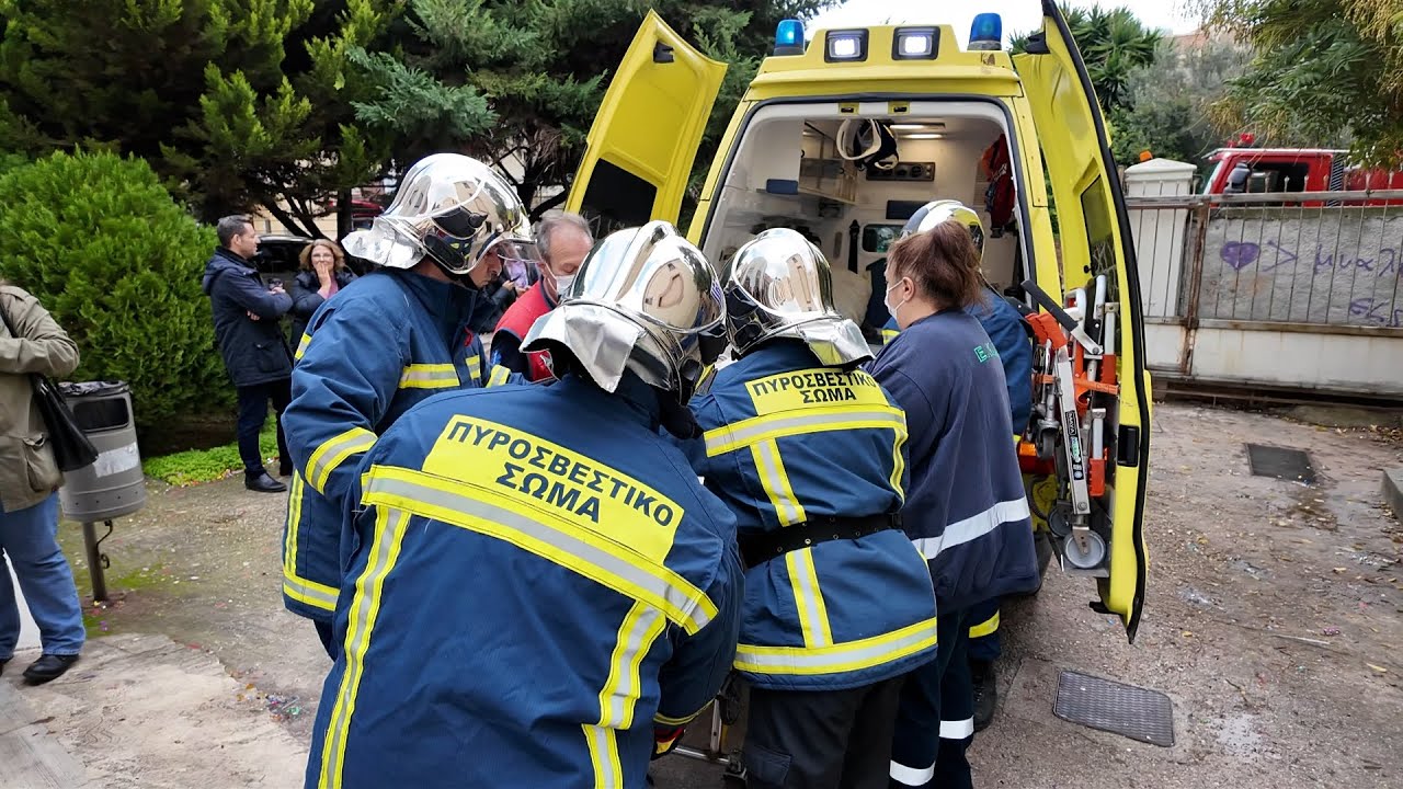 Άσκηση πυροσβεστικής Υπηρεσίας Χίου στο Πανεπιστήμιο Αιγαίου