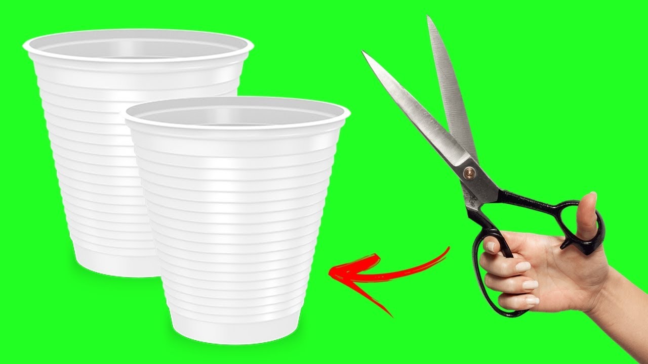 4 IDEIAS INCRÍVEIS DE LEMBRANCINHAS COM COPO DESCARTÁVEL