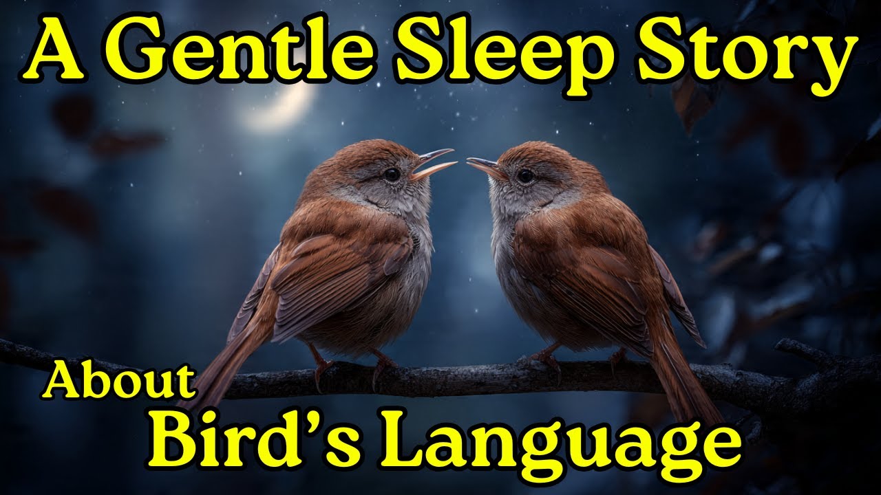 Peaceful Bird Language Sleep Story 🌿 Drift Off Listening to Nature's Beautiful Conversation
