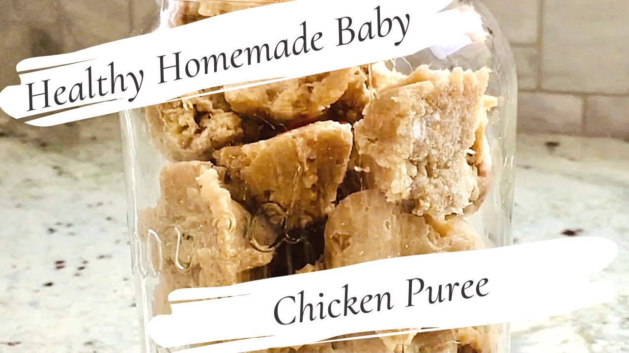 Chicken Puree | 3-Step Homemade Stage 1 Baby Food