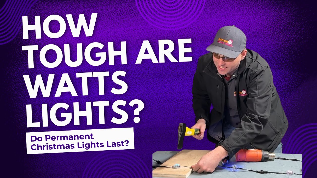How Tough are Watts Permanent Outdoor Lights?