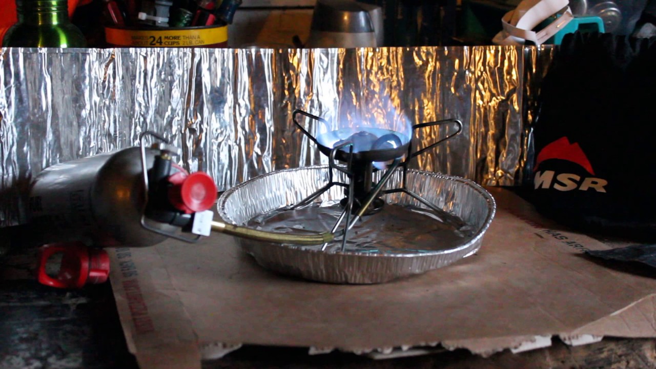 MSR Whisperlite International Burn Test & Depressurize Fuel Bottle