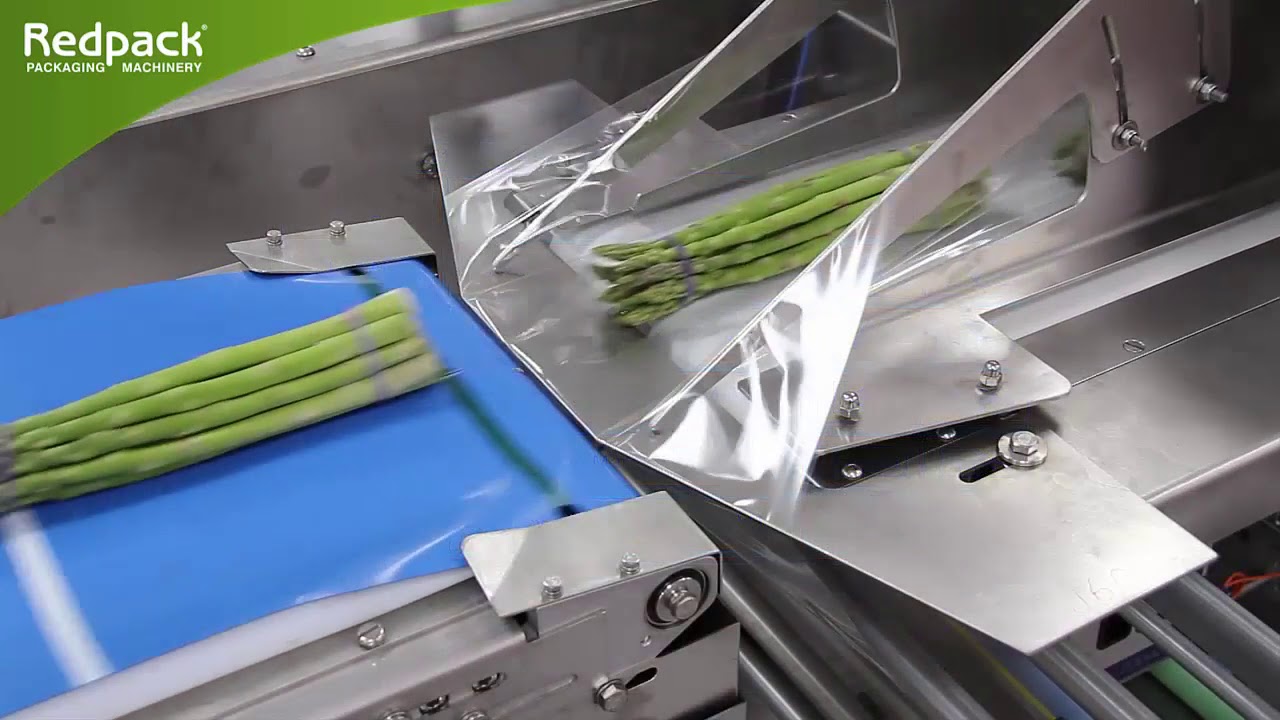 Redpack NTS Top Seal Flow Wrapper Packaging Asparagus | www.ProPac.com
