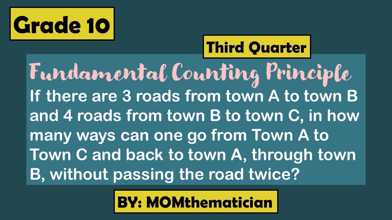 GRADE 10 | FUNDAMENTAL COUNTING PRINCIPLE | TREE DIAGRAMS