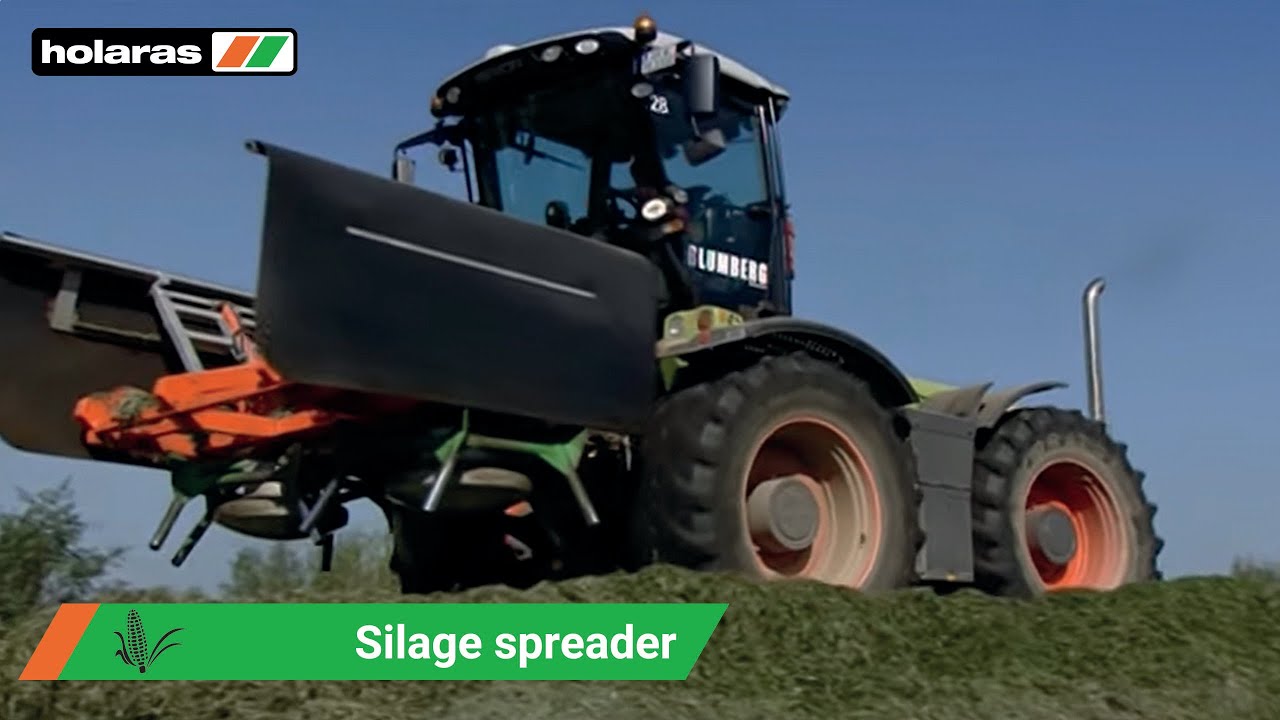 Holaras Kuilverdeler + Claas Xerion
