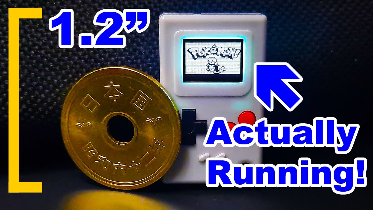 World's Smallest Gameboy Plays Pokémon - Thumby