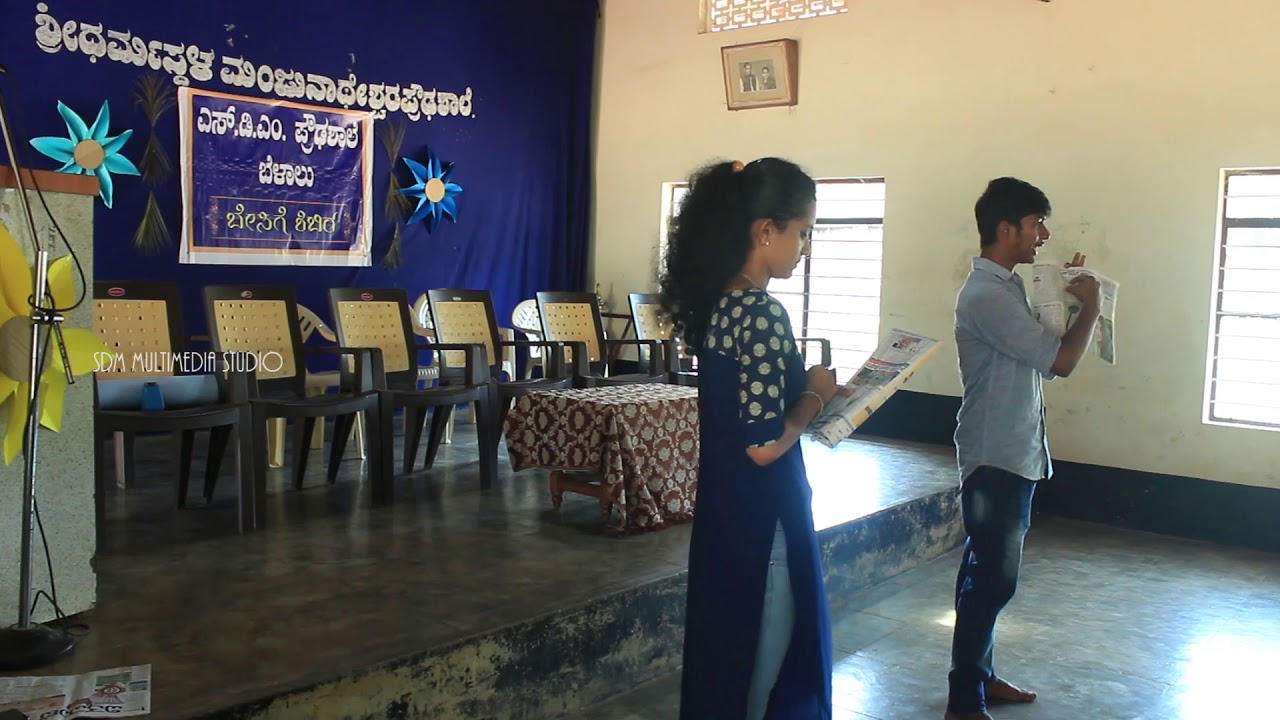 Video Story: Journalism students workshop at Belau, Ujire