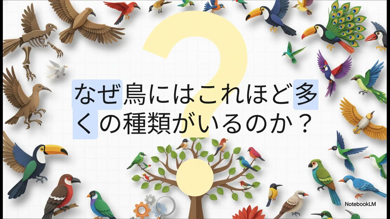 野鳥の進化論：ダーウィンの進化論と鳥【鳥ビア】