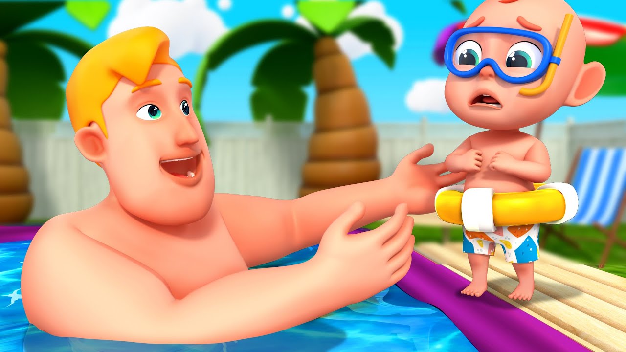 Pool Safety Song | Learn to Stay Safe While Swimming | Rosoo Nursery Rhymes & Kids Songs