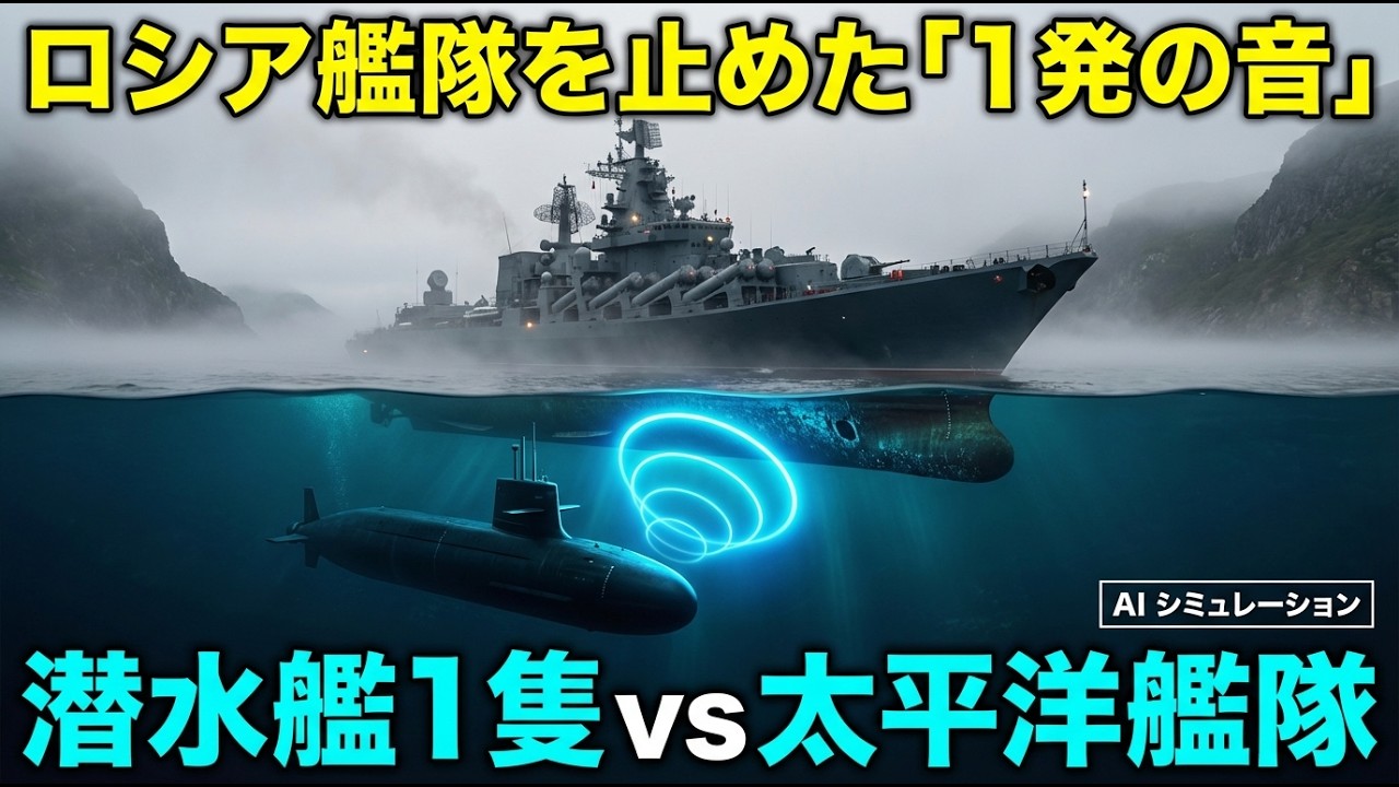 もし津軽海峡の底で日本とロシアが激突したら？海を知り尽くした「孤高の潜水艦長」による大逆転劇！