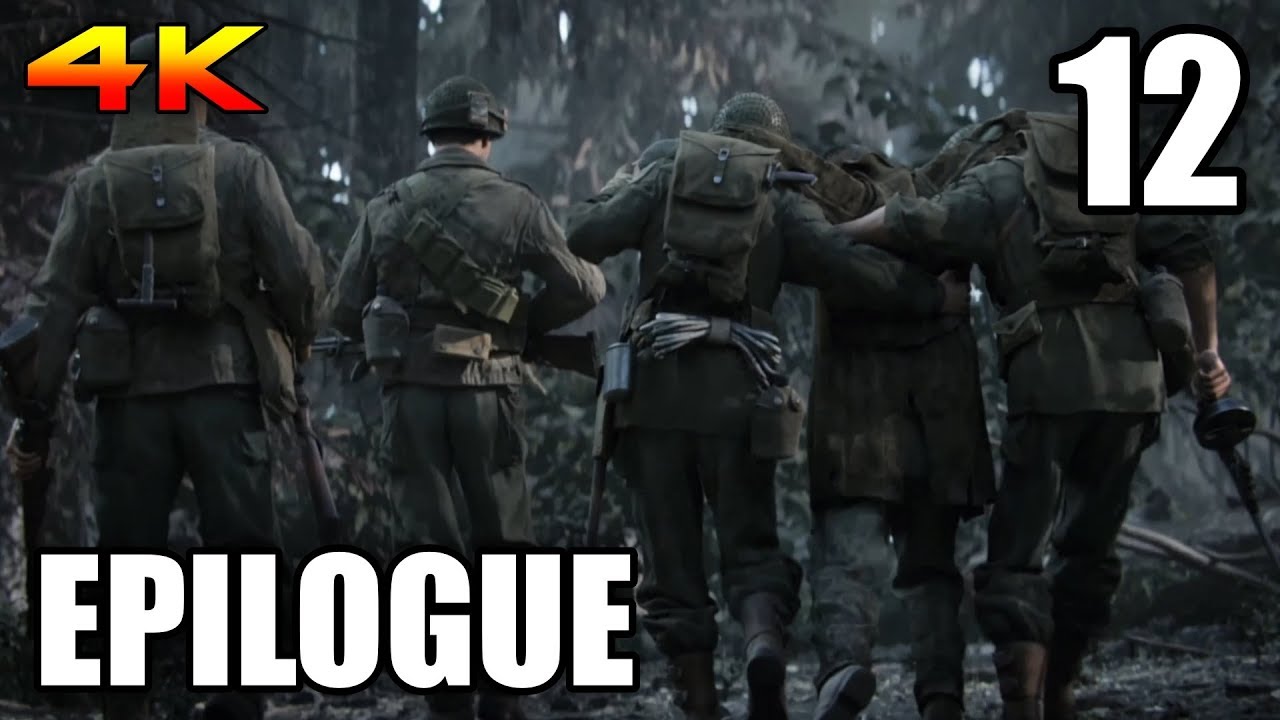 Call of Duty WW2 - Epilogue - Campaign Mission Walkthrough #12 [4K]
