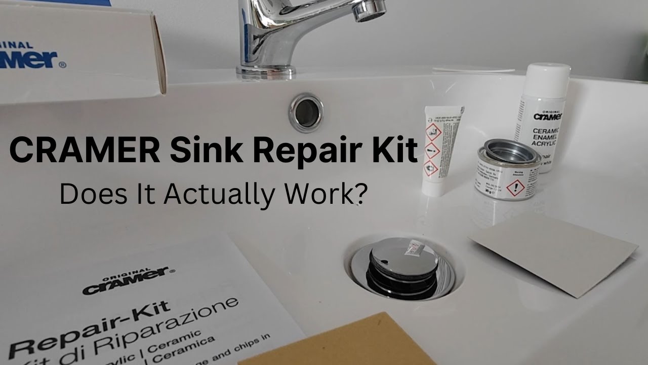 How to fix a chipped bathroom sink using a Cramer Sink Repair Kit