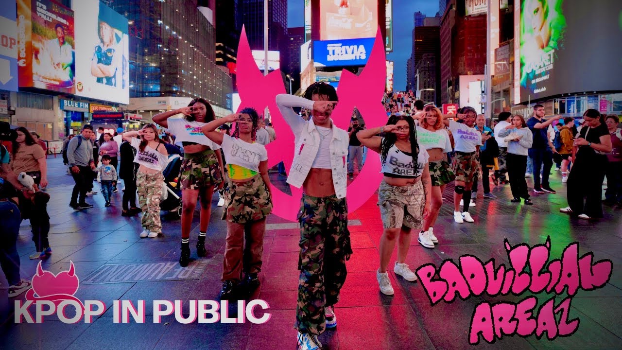 [KPOP IN PUBLIC NYC| TIMES SQUARE] BADVILLAIN (배드빌런) '야호(BADTITUDE)' dance cover by Area1