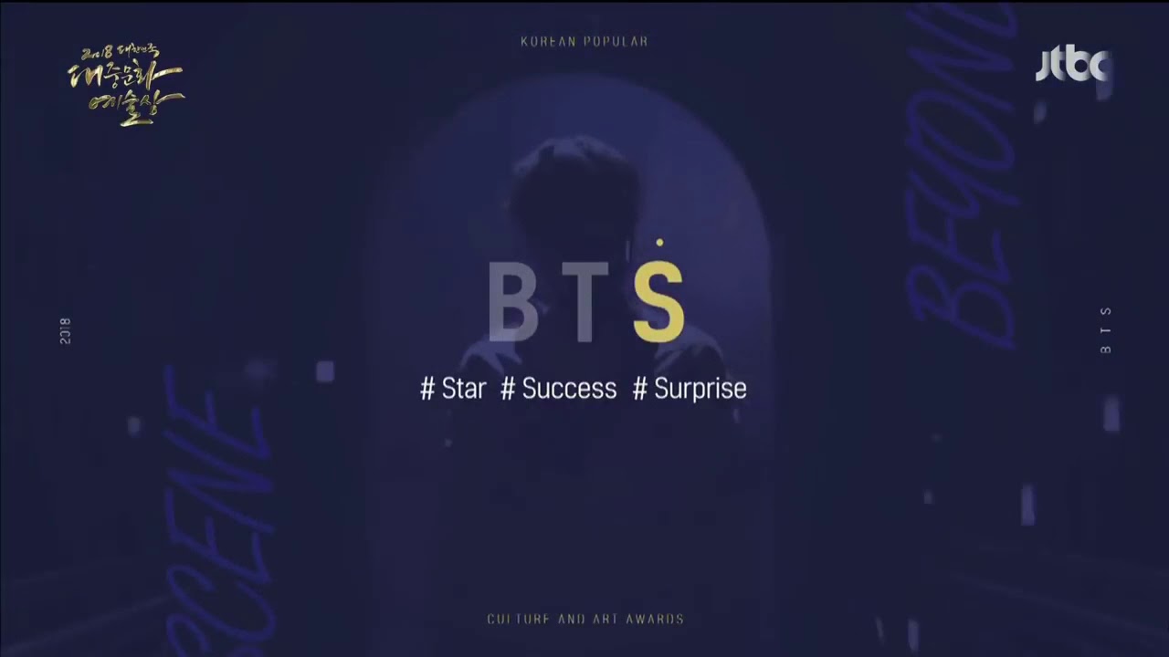 181024 BTS - Korean Popular Culture & Arts Awards