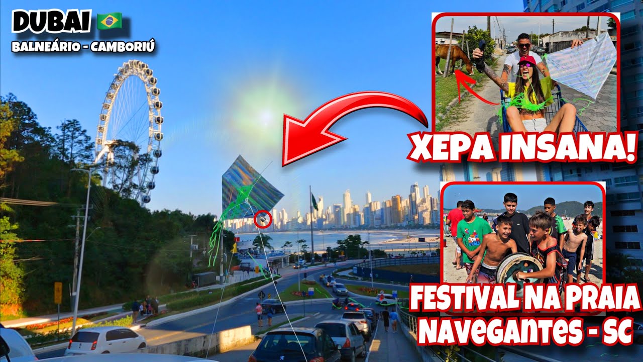 Resgatei Pipa Murcha Brilhante que Caiu no Terreno do Vizinho - Festival de Pipas em Santa Catarina!