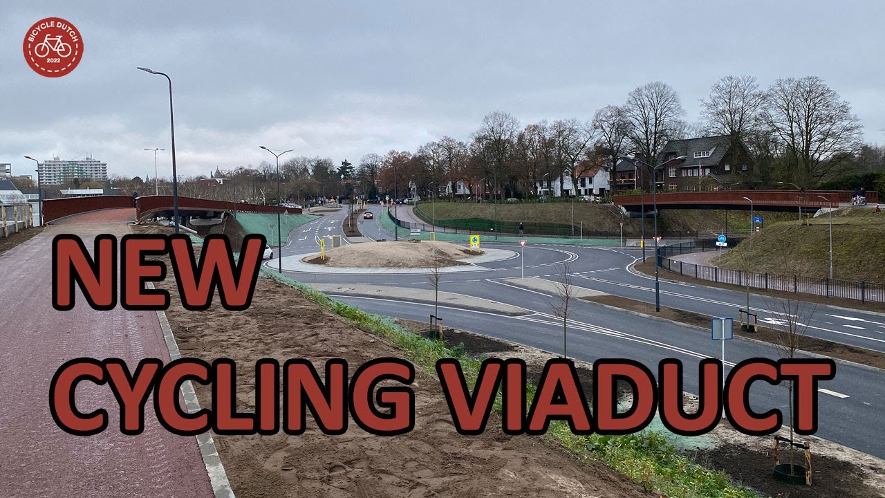 A new cycling viaduct in 's-Hertogenbosch (NL)