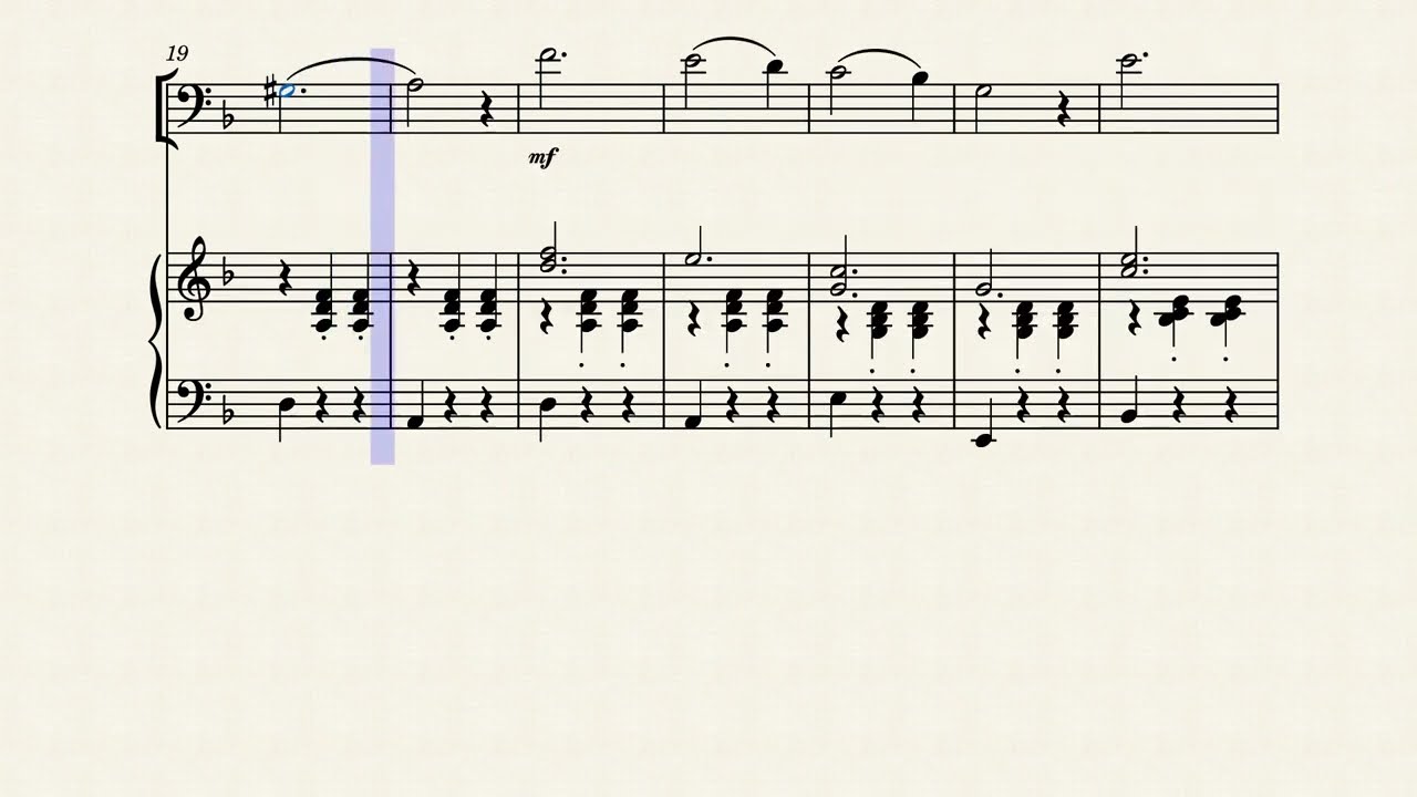 Jazz Waltz No.2 for solo Trombone and Piano - D. Shostakovich