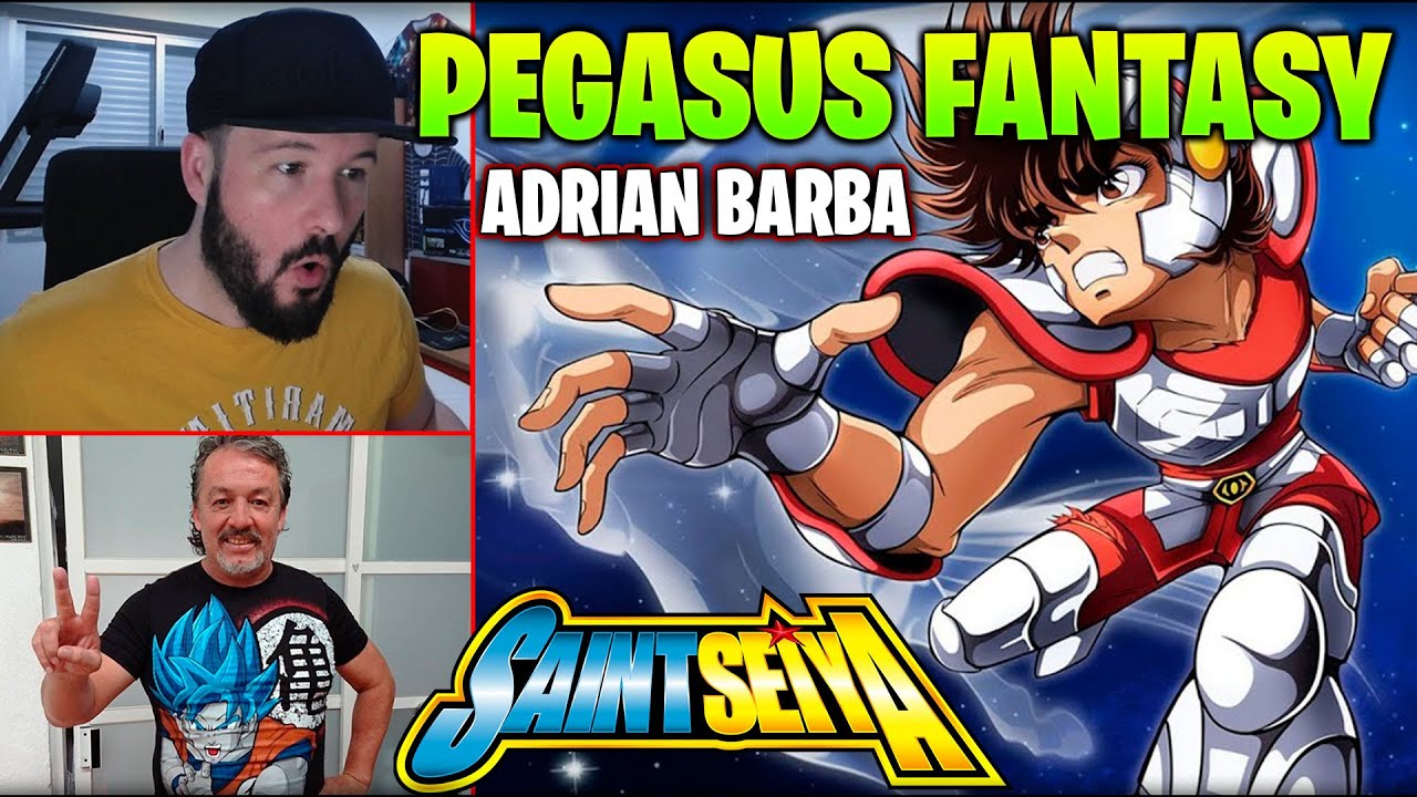 🇪🇸ESPAÑOL REACCIONA AL OPENING 1 DE SAINT SEIYA EN DOBLAJE LATINO ⚡ ADRIAN BARBA ⚡🎵 PEGASUS FANTASY