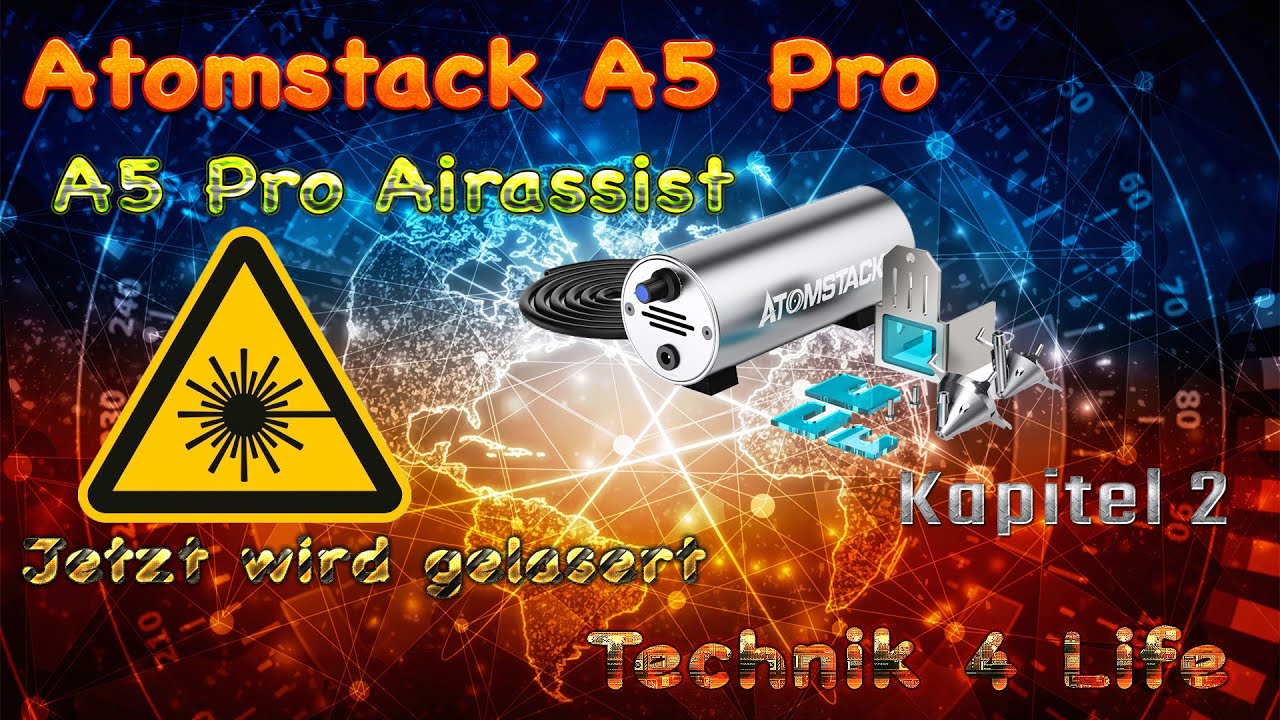 🇩🇪 #32 - Atomstack A5 Pro - Kapitel 2 - Anbau Airassist