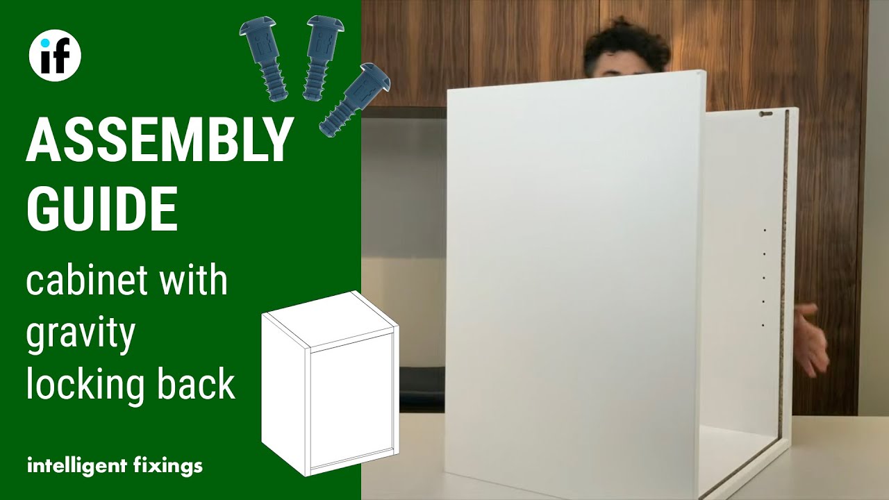 ASSEMBLY GUIDE | Cabinet with Gravity Locking Back