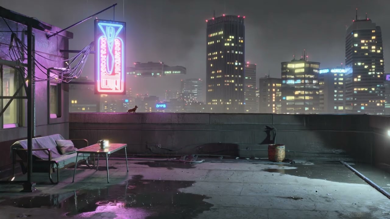 2 Hour Cyberpunk Tokyo Night Lofi 🌃☔ | Relaxing Study Ambience #ai #lofi #aivideo