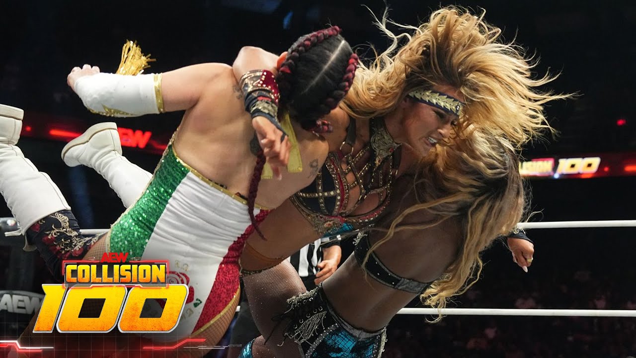 Демонстрация команд из 8 женщин перед матчем All In Women's Casino Gauntlet | AEW Collision, 5 ию...