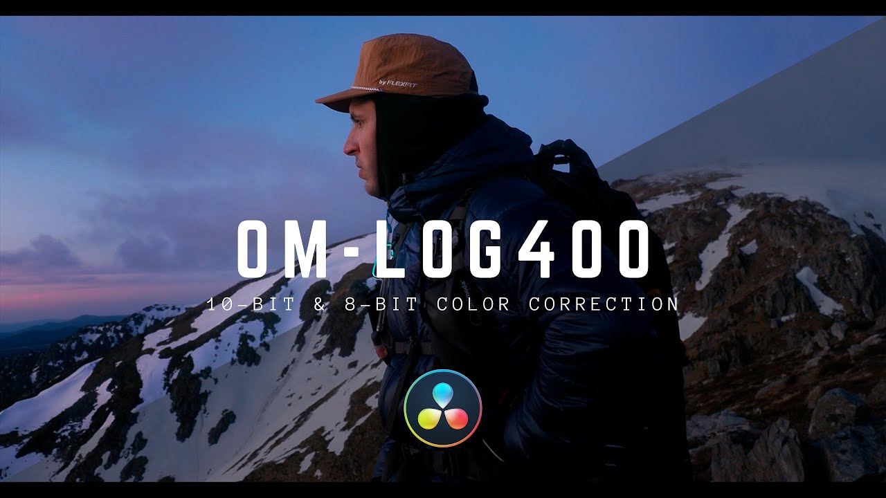 COLOR CORRECT OM-Log 400 | 8-bit & 10-bit Footage | Resolve 17 Beginner  Crash Course