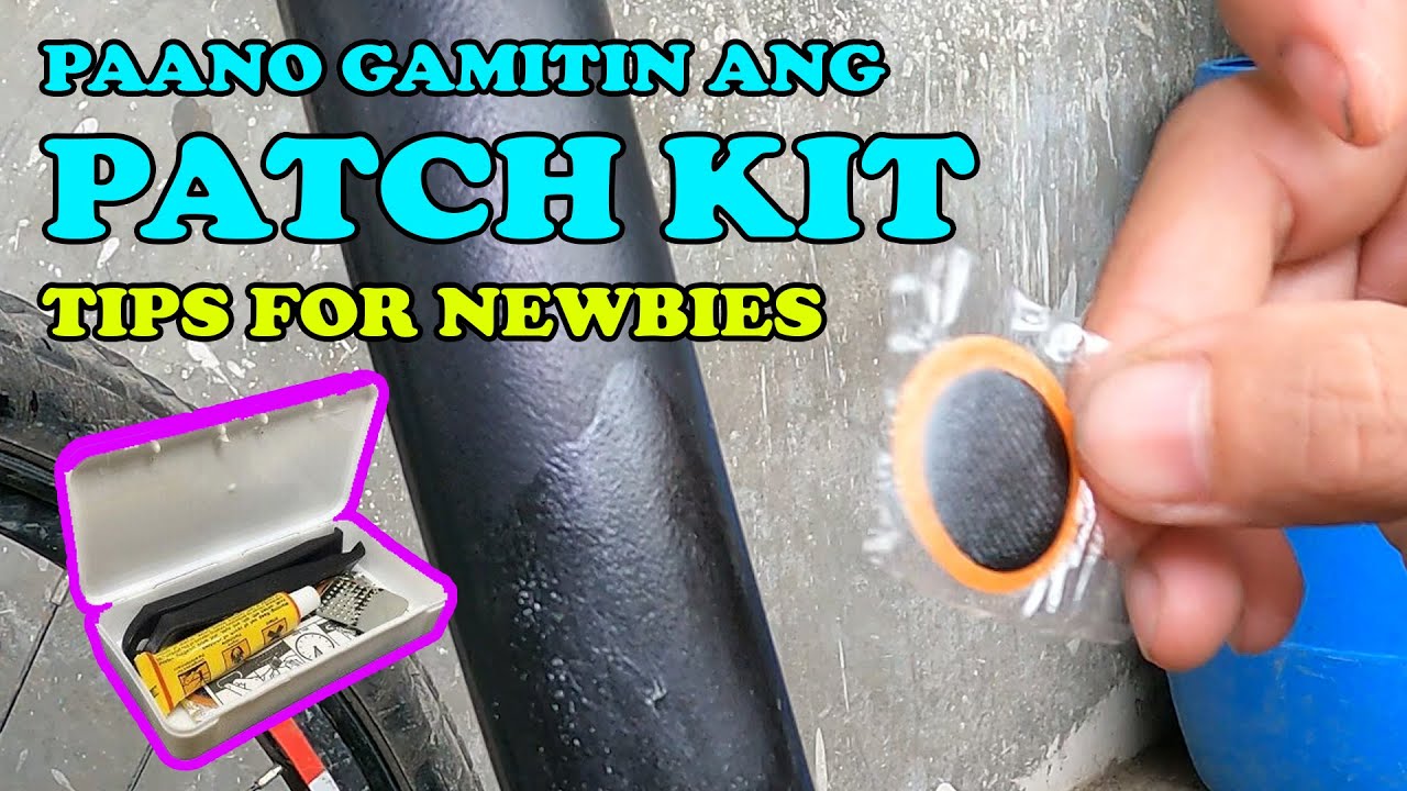 Paano Gamitin ang PATCH KIT | Paano mag vulcanize ng gulong ng bike