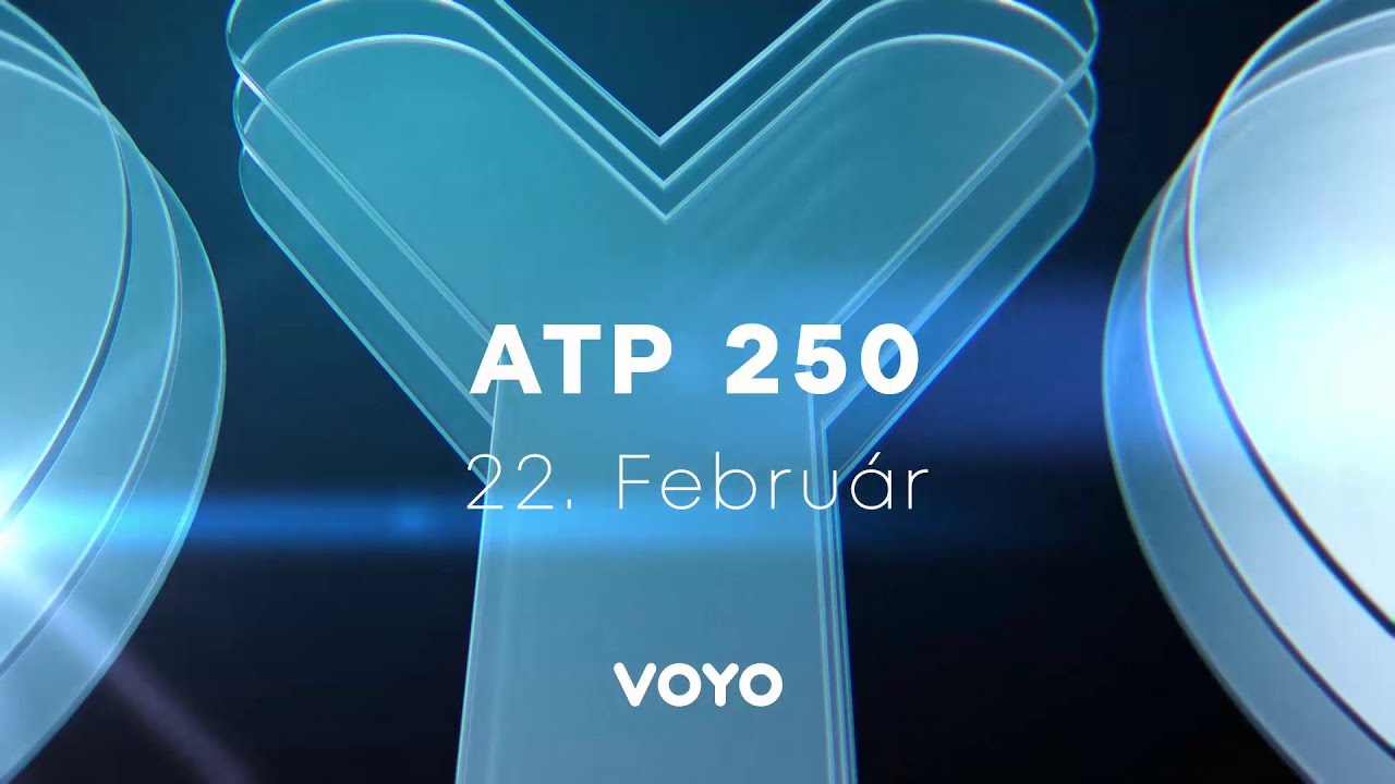 TENIS: ATP Tour 250 - od pondelka 22. 2. 2021 na VOYO