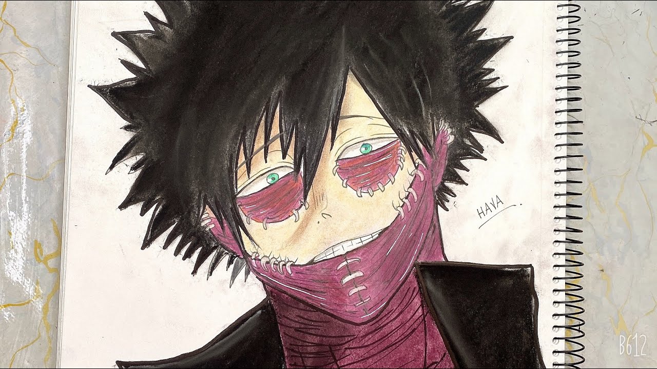 رسم دابي - Dabi- أنمي (Boku No Hero Academia) خطوة بخطوة مع هيا
